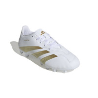 adidas Predator Club Gazon Naturel Gazon Artificiel Chaussures de Foot (FxG) Blanc Doré