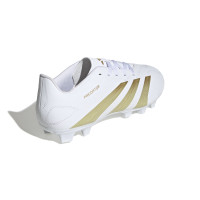 adidas Predator Club Gazon Naturel Gazon Artificiel Chaussures de Foot (FxG) Blanc Doré