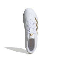 adidas Predator Club Gazon Naturel Gazon Artificiel Chaussures de Foot (FxG) Blanc Doré