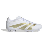 adidas Predator League Gras Voetbalschoenen (FG) Kids Wit Goud