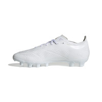 adidas Predator League Gazon Naturel Gazon Artificiel Chaussures de Foot (MG) Blanc Doré