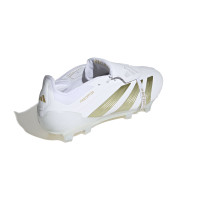 adidas Predator Elite FT Gazon Naturel Chaussures de Foot (FG) Blanc Doré