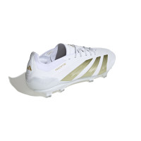 adidas Predator Elite Gazon Naturel Chaussures de Foot (FG) Blanc Doré