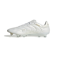 adidas Copa Pure 2 Elite Gazon Naturel Chaussures de Foot (FG) Blanc Doré