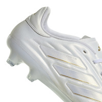 adidas Copa Pure 2 Elite Gazon Naturel Chaussures de Foot (FG) Blanc Doré