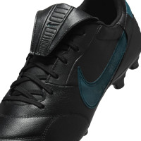 Nike Premier III Gazon Naturel Chaussures de Foot (FG) Noir Vert Foncé