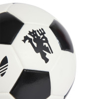 adidas Manchester United Originals Mini Voetbal Maat 1 Wit Zwart