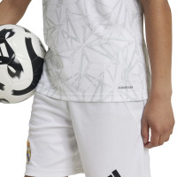 adidas Real Madrid Pre-Match Maillot d'Entraînement 2024-2025 Enfants Blanc Gris