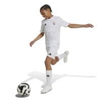 adidas Real Madrid Pre-Match Maillot d'Entraînement 2024-2025 Enfants Blanc Gris