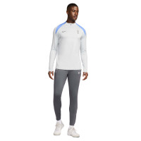 Nike Tottenham Hotspur Strike Trainingstrui 1/4-Zip 2024-2025 Lichtgrijs Blauw