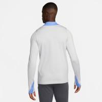 Nike Tottenham Hotspur Strike Trainingstrui 1/4-Zip 2024-2025 Lichtgrijs Blauw