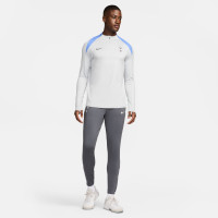 Nike Tottenham Hotspur Strike Trainingstrui 1/4-Zip 2024-2025 Lichtgrijs Blauw