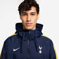 Nike Tottenham Hotspur Survêtement à Capuche Woven 2024-2025 Bleu Foncé Jaune Blanc