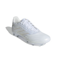 adidas Copa Pure 2 League Gazon Naturel Chaussures de Foot (FG) Blanc Doré