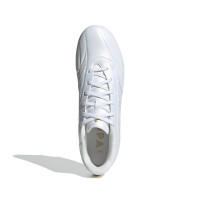 adidas Copa Pure 2 League Gazon Naturel Chaussures de Foot (FG) Blanc Doré