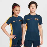 Nike Kylian Mbappé Academy Ensemble Training Enfants Bleu Foncé Orange