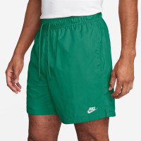 Short Nike Club vert blanc