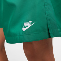 Short Nike Club vert blanc