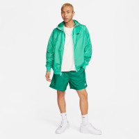 Short Nike Club vert blanc