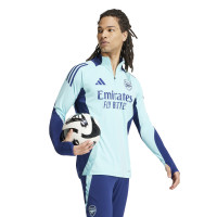 adidas Arsenal Survêtement 1/4-Zip 2024-2025 Bleu Clair Bleu Foncé