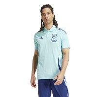 adidas Arsenal Polo Zomerset 2024-2025 Lichtblauw Donkerblauw