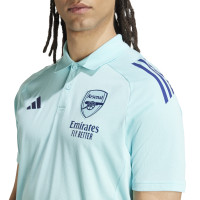 adidas Arsenal Polo Zomerset 2024-2025 Lichtblauw Donkerblauw