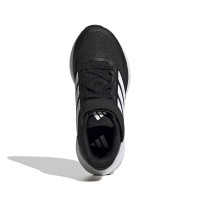 Chaussures de course adidas Runfalcon5 pour enfant, noir et blanc