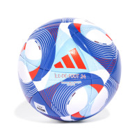 adidas OLYMPICS24 League Ballon de Foot Taille 5 Blanc Bleu Rouge