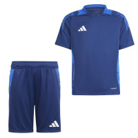 Kit d'entraînement de compétition adidas Tiro 24 pour enfants bleu foncé