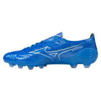 Mizuno Alpha Pro Gras Voetbalschoenen (FG) Blauw Wit