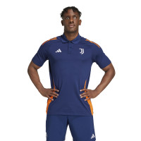 adidas Juventus Ensemble Polo 2024-2025 Bleu Foncé Orange Blanc