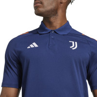 adidas Juventus Polo 2024-2025 Bleu Foncé Orange Blanc