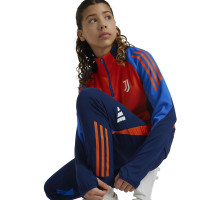 adidas Juventus Trainingsbroek 2024-2025 Kids Donkerblauw Oranje