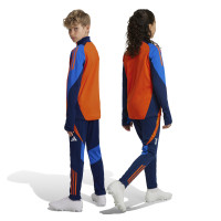 adidas Juventus Trainingsbroek 2024-2025 Kids Donkerblauw Oranje