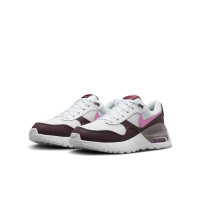 Baskets Nike Air Max System pour enfants, blanches, roses, bordeaux