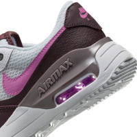 Baskets Nike Air Max System pour enfants, blanches, roses, bordeaux