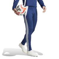 Pantalon d'entraînement adidas Tiro 24 bleu foncé blanc