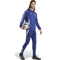 adidas Arsenal Track Survêtement Sweat à Capuche 2024-2025 Bleu Foncé Bleu Clair