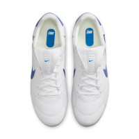 Nike Premier III Gazon Naturel Chaussures de Foot (FG) Blanc Bleu