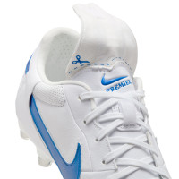 Nike Premier III Gazon Naturel Chaussures de Foot (FG) Blanc Bleu