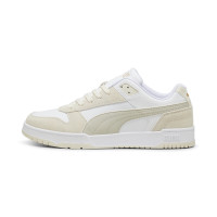 Baskets PUMA Rebound Game Low SD blanches, roses, blanc cassé