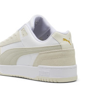 Baskets PUMA Rebound Game Low SD blanches, roses, blanc cassé