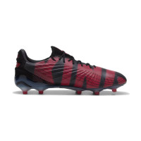 PUMA King Ultimate Launch Edition Gazon Naturel Gazon Artificiel Chaussures de Foot (MG) Noir Rouge