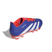 adidas Predator Club Gazon Naturel Gazon Artificiel Chaussures de Foot (MG) Bleu Blanc Rouge