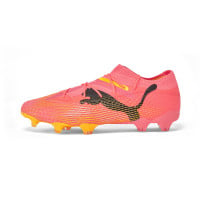 PUMA Future 7 Ultimate Low Gras / Kunstgras Voetbalschoenen (MG) Roze Zwart Oranje