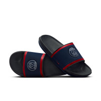 Nike Paris Saint Germain Slippers 2024-2025 Donkerblauw Rood