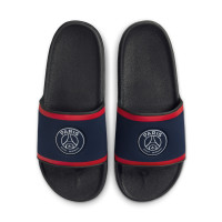 Nike Paris Saint Germain Claquettes 2024-2025 Bleu Foncé Rouge