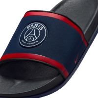 Nike Paris Saint Germain Claquettes 2024-2025 Bleu Foncé Rouge