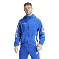 adidas Tiro 24 Windbreaker Blauw Wit