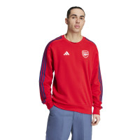 adidas Arsenal Culturewear DNA Crew Survêtement 2024-2025 Rouge Bleu Foncé